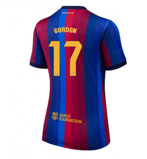 Barcelona Anthony Gordon #17 Domácí Dres pro Dámské 2026-27 Krátký Rukáv Barcelona Anthony Gordon #17 Domácí Dres pro Dámské 2026-27 Krátký Rukáv